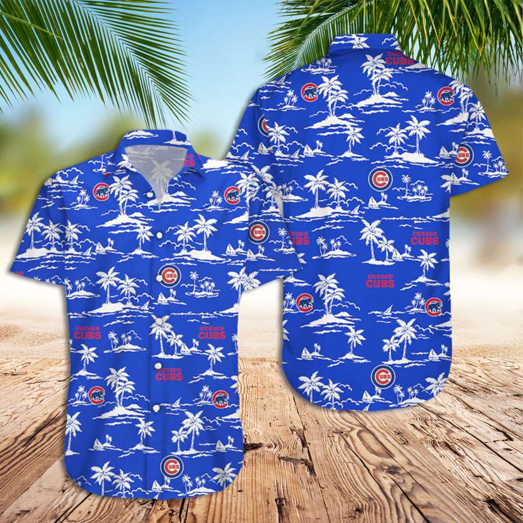 Cubs Hawaiian Shirt Chicago Cubs Landscape Hawaiian Shirt
