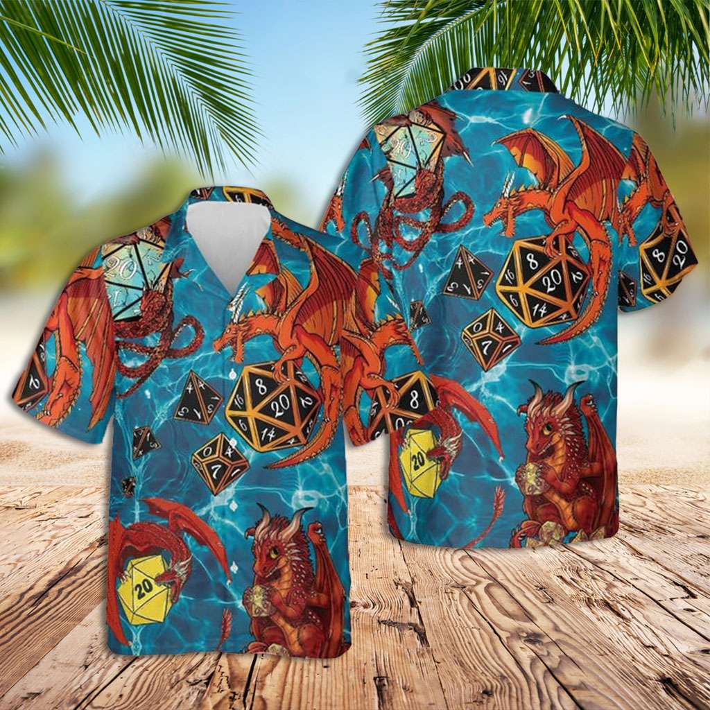 Dnd Hawaiian Shirt Dnd Dungeons Dragons Hawaiian Shirt
