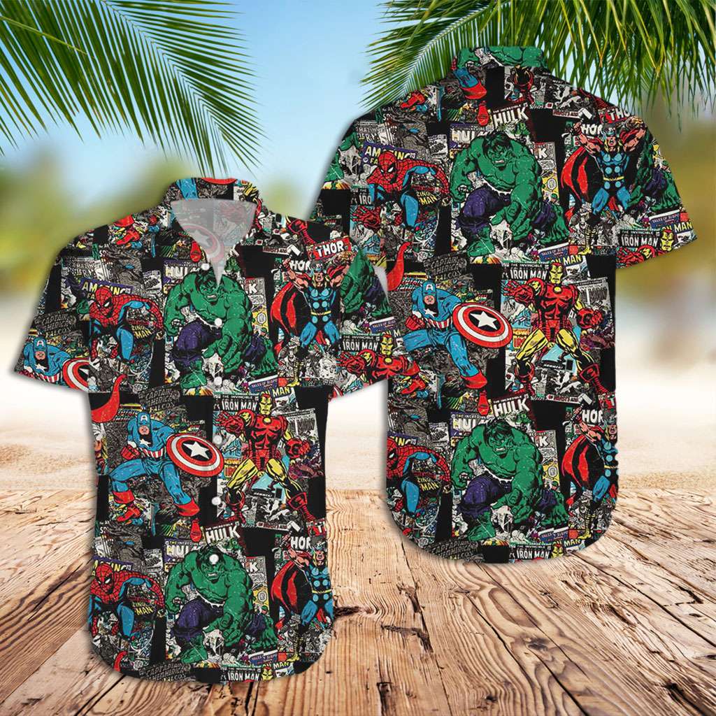 Marvel Hawaiian Shirt Super Heros Marvel Hawaiian Shirt