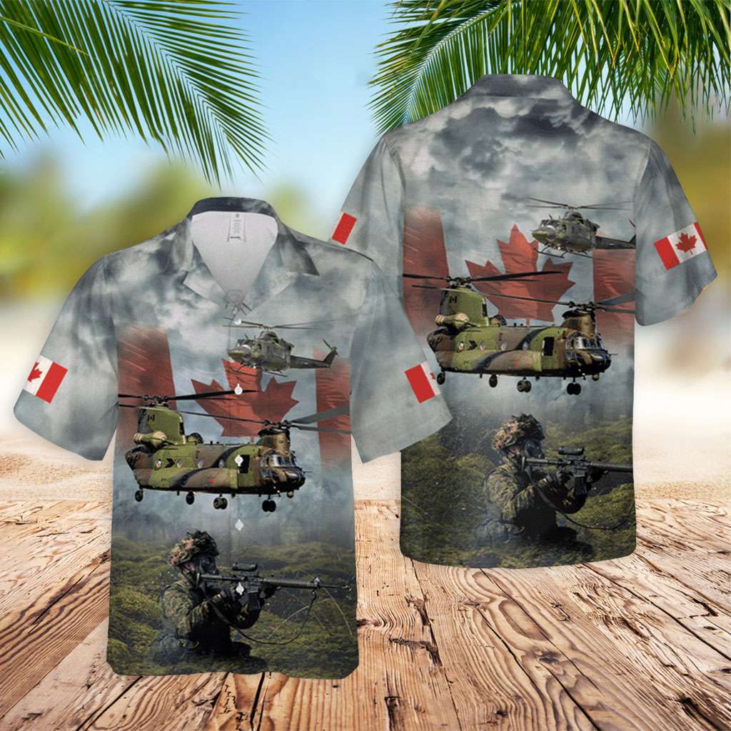 Tactical Hawaiian Shirt Canadian Army Tactical Aviation Soldier Hawaiian Shirt