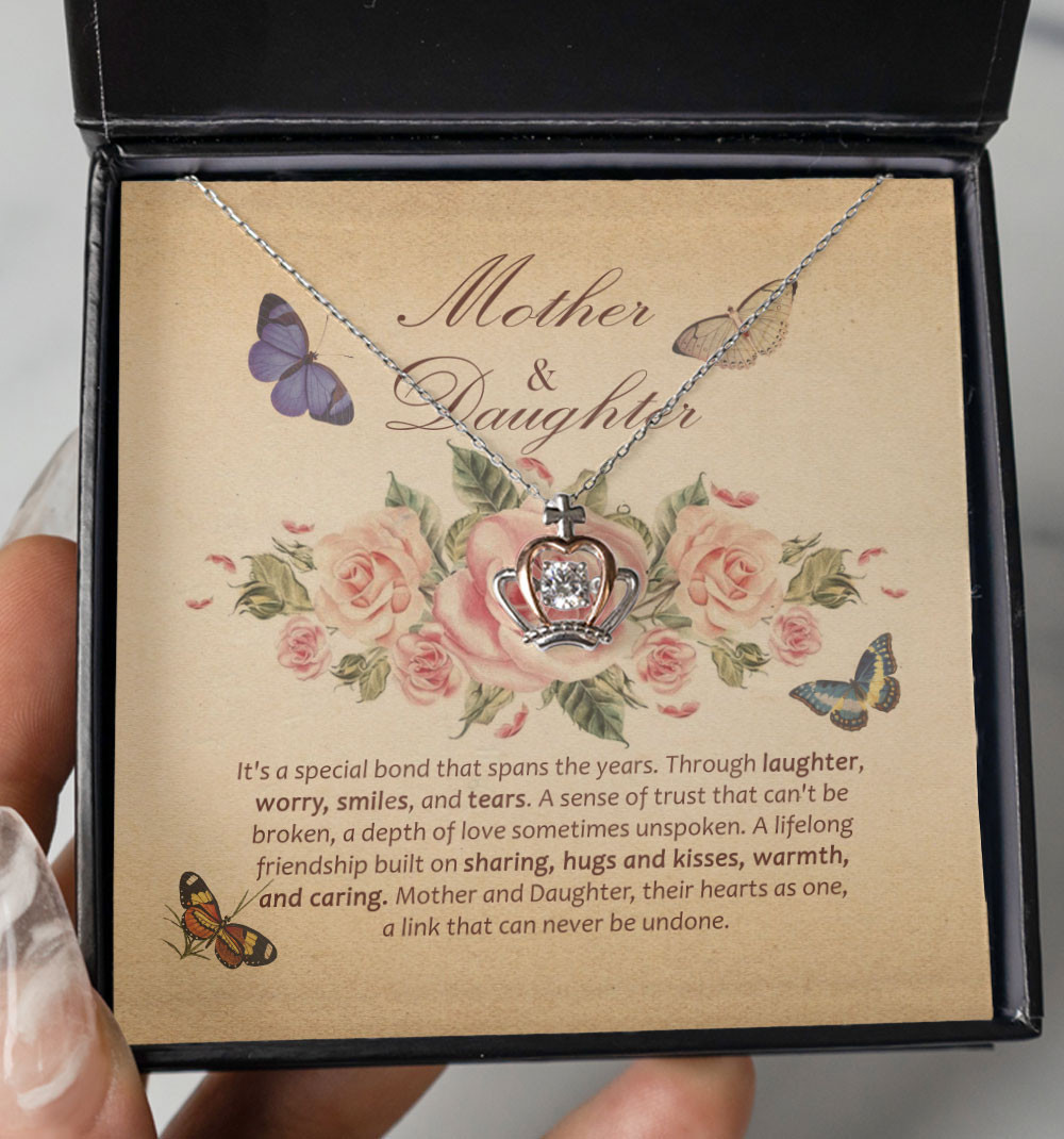 Mother Daughter Necklace It's A Special Bond That Spans The Years Crown Necklace