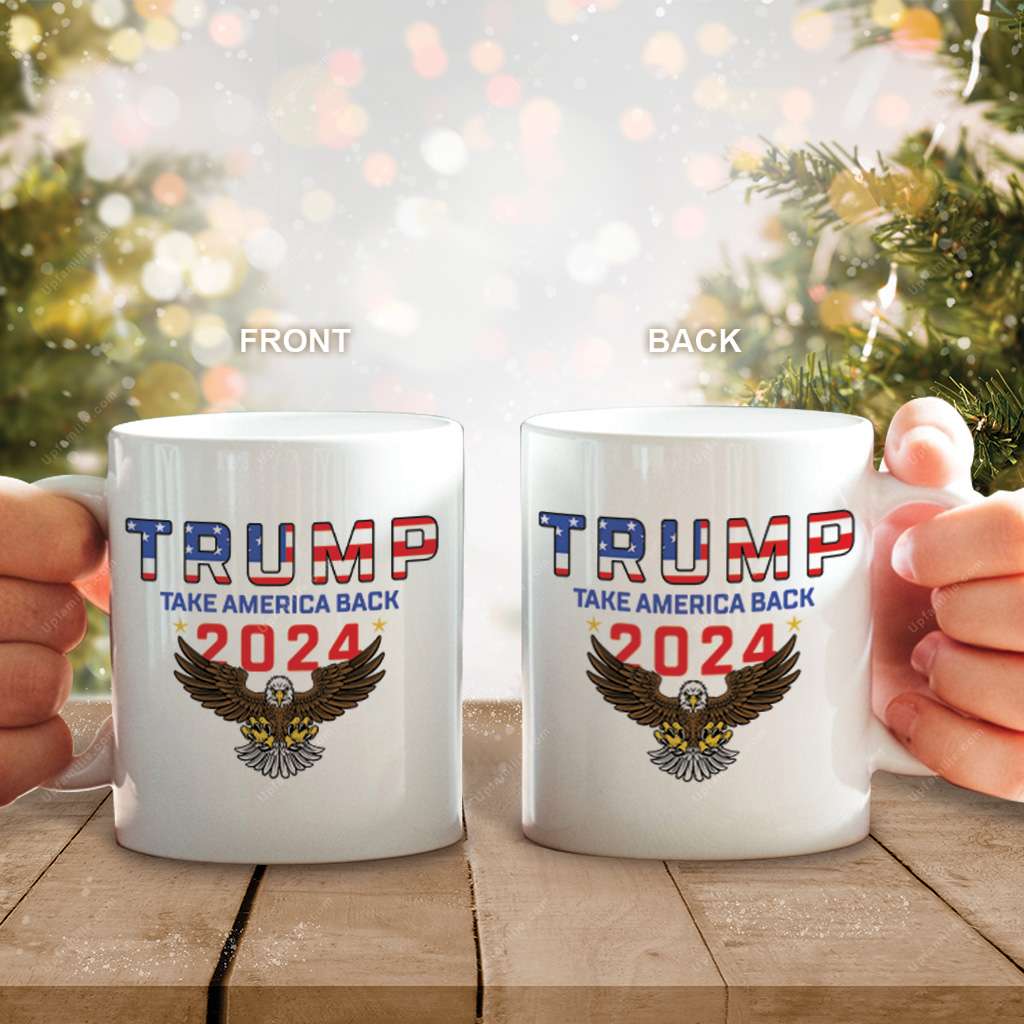 Trump Take America Back 2024 Eagle Trending Coffee Mug