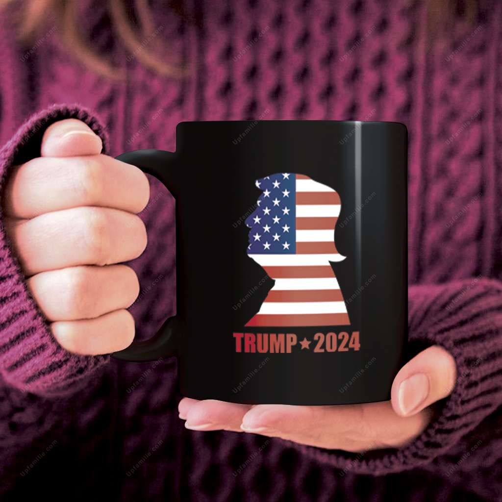 Trump Flag Mug 2024 Trending Coffee Mug