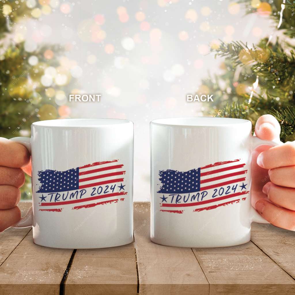 Trump Flag Mug 2024 Trump Classic Trending Coffee Mug