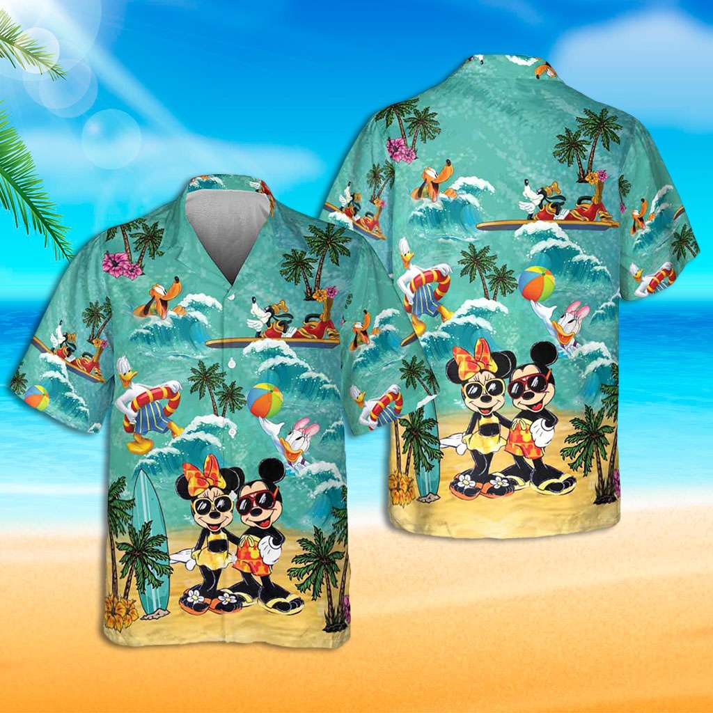 Disney Hawaiian Shirt Mickey And Minnie Hawaiian Shirt