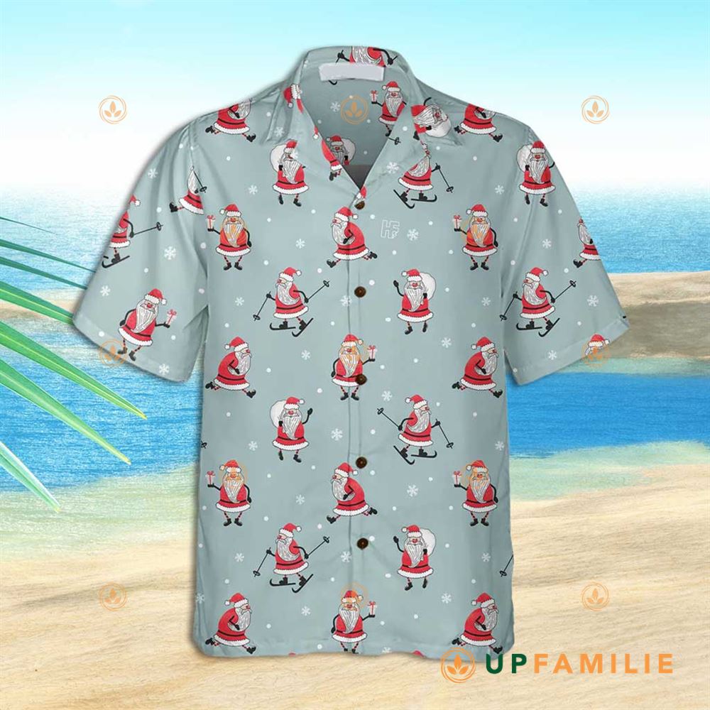Santa Claus Hawaiian Shirt Funny Santa Claus Christmas Cool Hawaiian Shirts