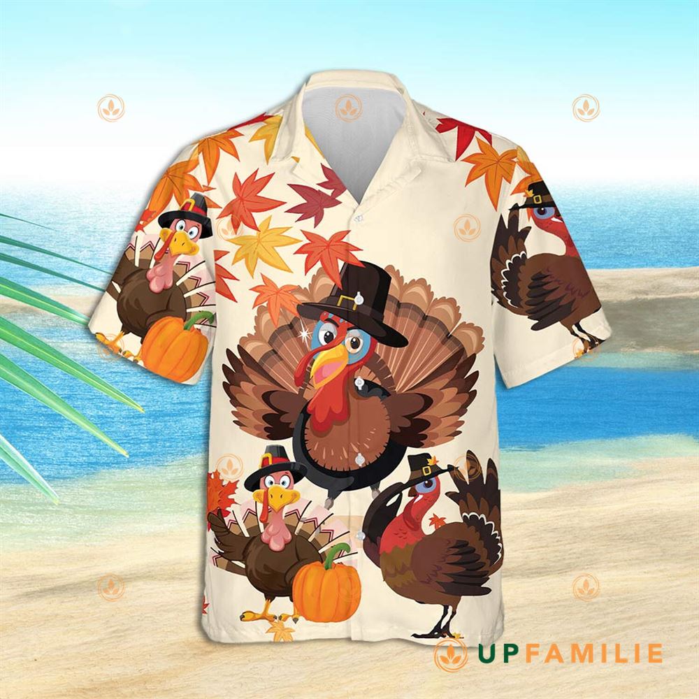 Turkey Hawaiian Shirt Turkey Thanksgiving 3d Best Hawaiian Shirts