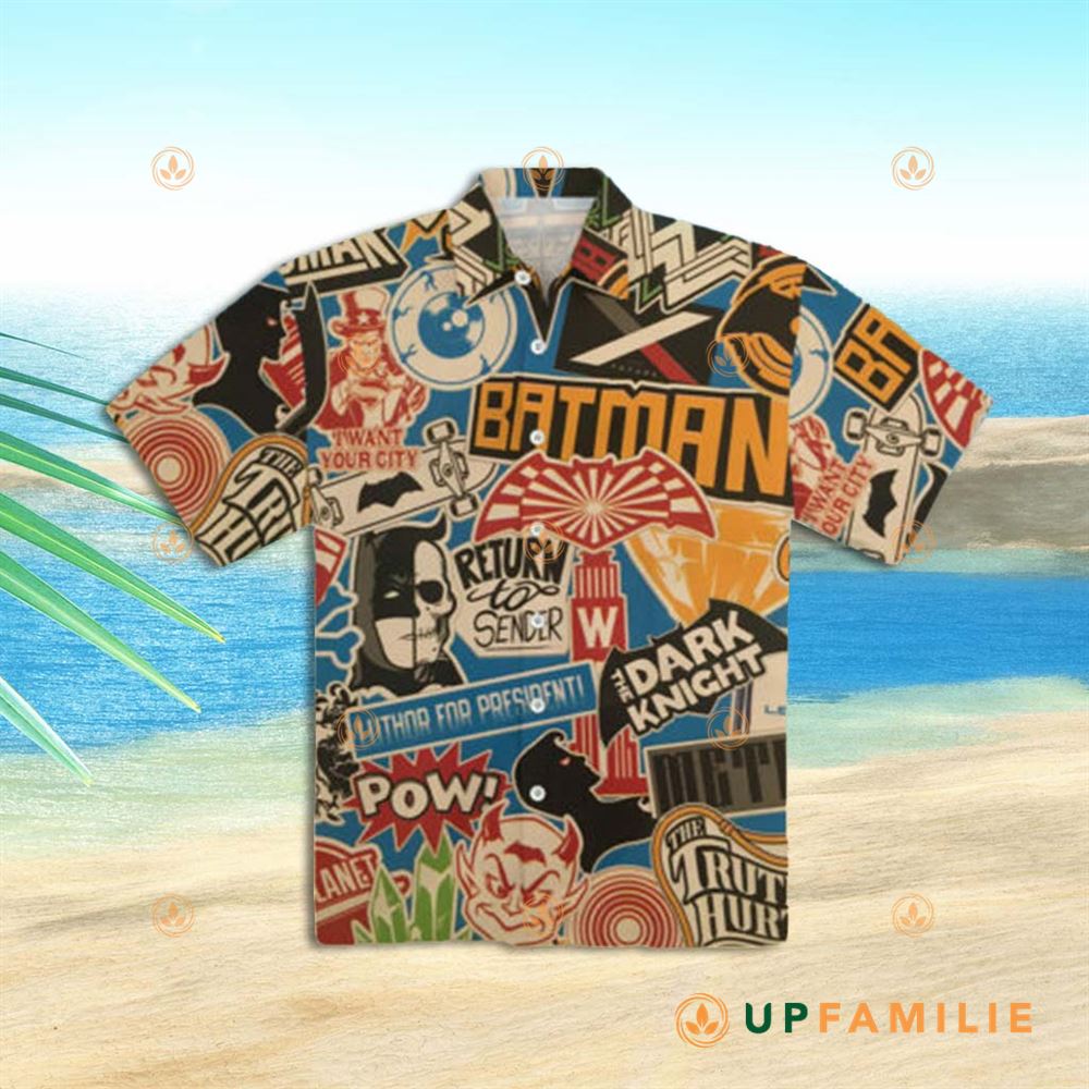 Batman Hawaiian Shirt Batman Label Best Hawaiian Shirts
