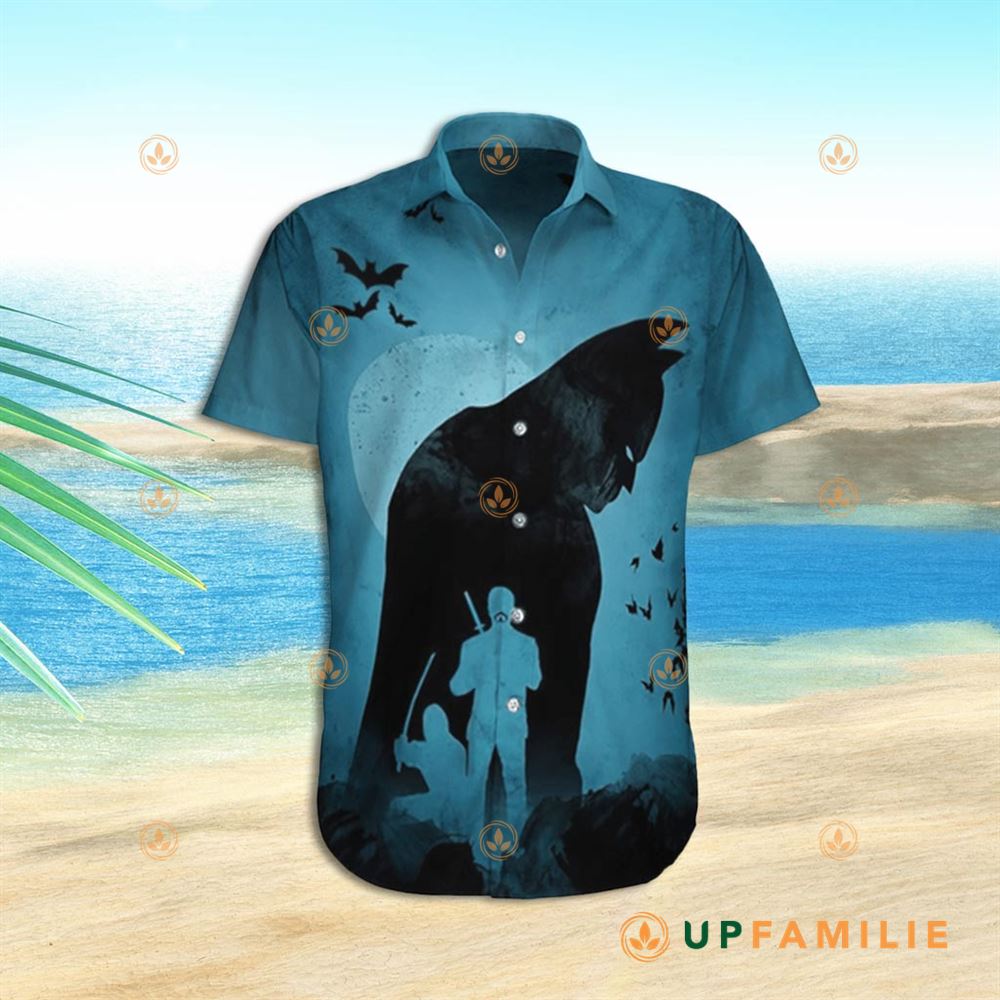 Batman Hawaiian Shirt Batman Shadow With Ninja Best Hawaiian Shirts