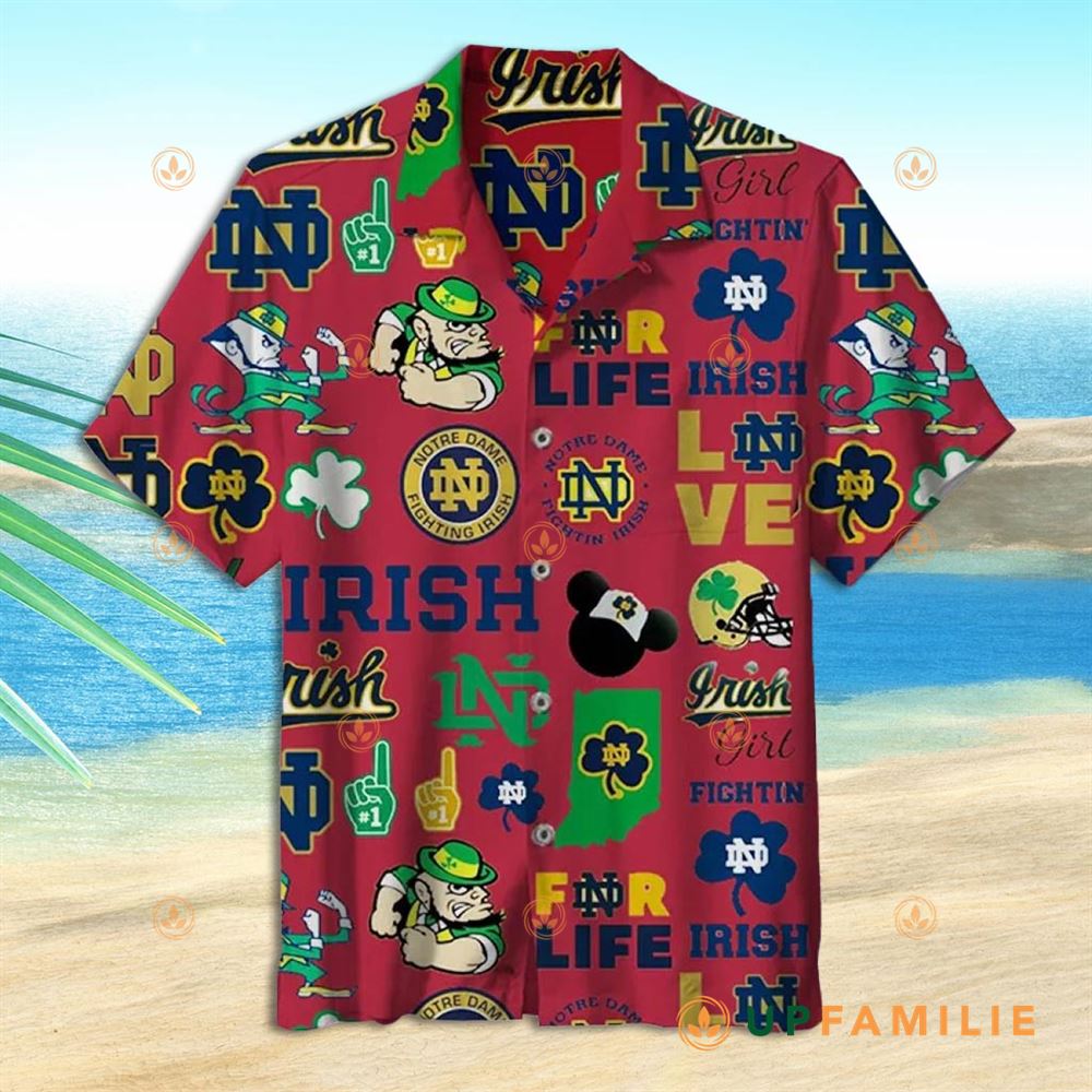 Notre Dame Hawaiian Shirt Best Hawaiian Shirts