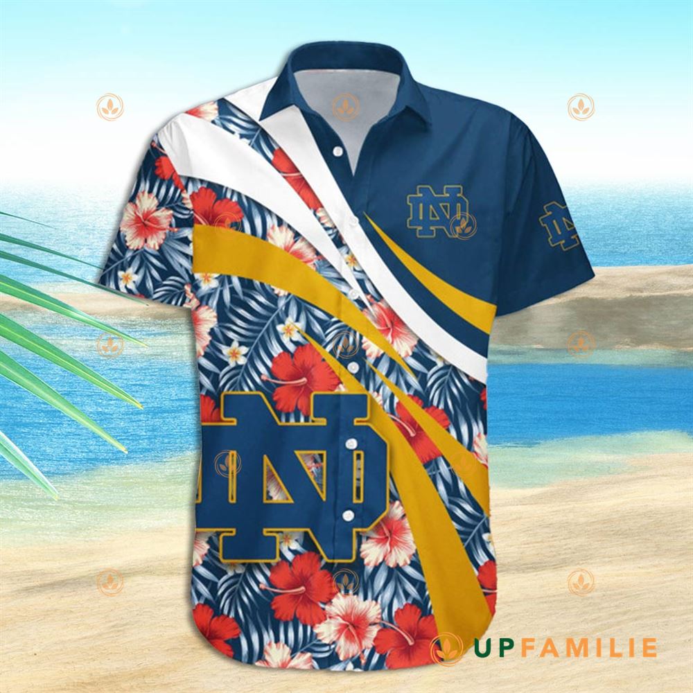 Notre Dame Hawaiian Shirt Fighting Irish Cool Hawaiian Shirts
