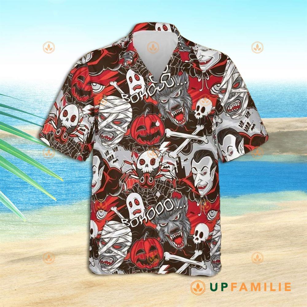 Vampire Hawaiian Shirt Vampires Wolves And Zombies Cool Hawaiian Shirts