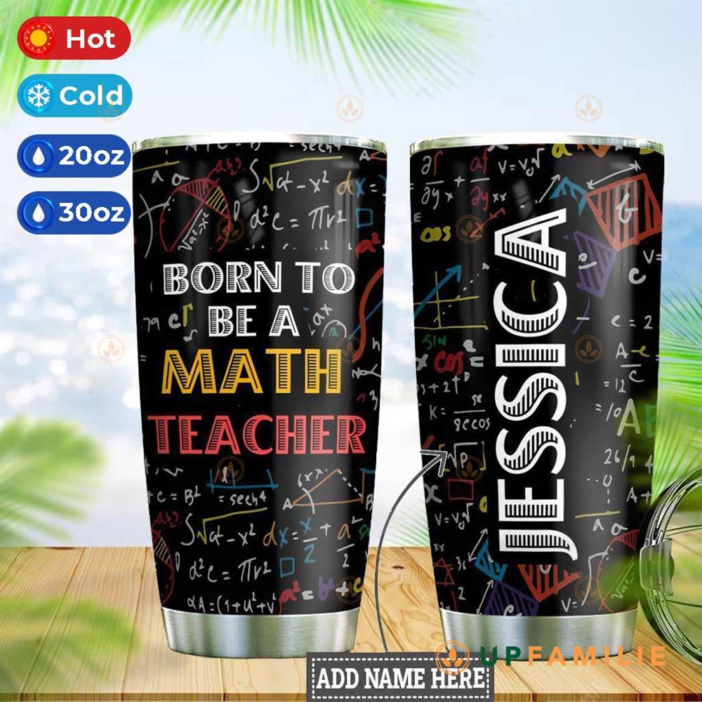 Math Teacher Tumbler Custom Teacher Tumbler Best Gift For Teacher