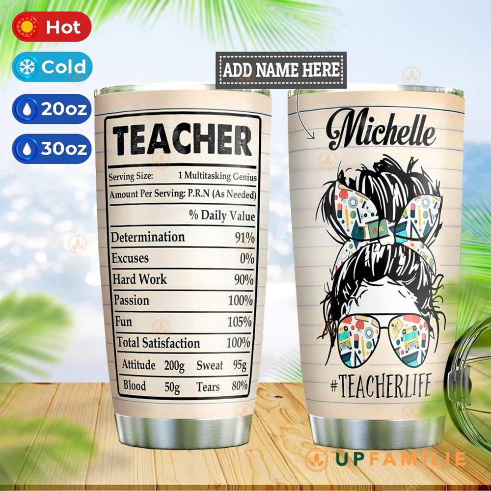 Teacher Life Tumbler Personalized Teacher Tumbler Unique Gift For Teacher