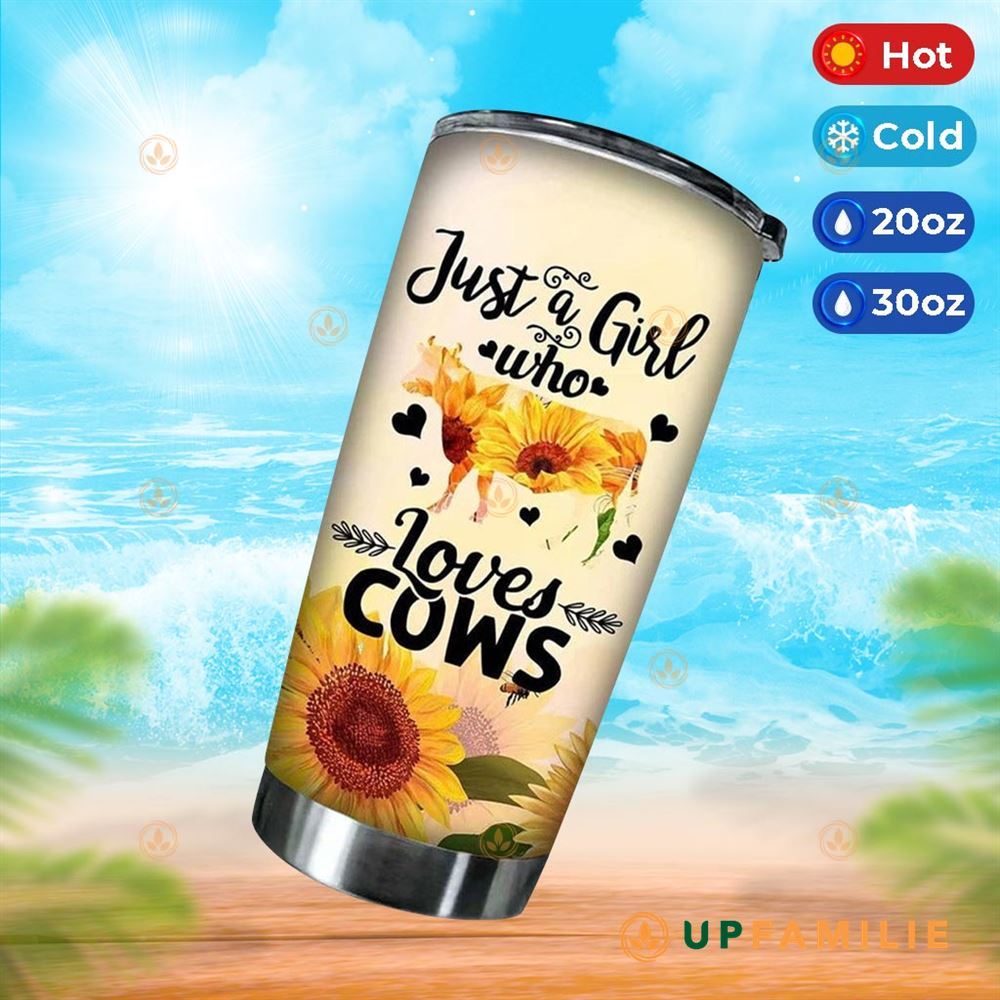 Cow Print Tumbler Cute Tumblers Just A Girl Who Loves Cows