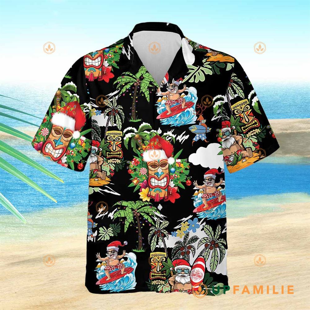 Funny Christmas Hawaiian Shirt Sport Santa Claus Best Hawaiian Shirts