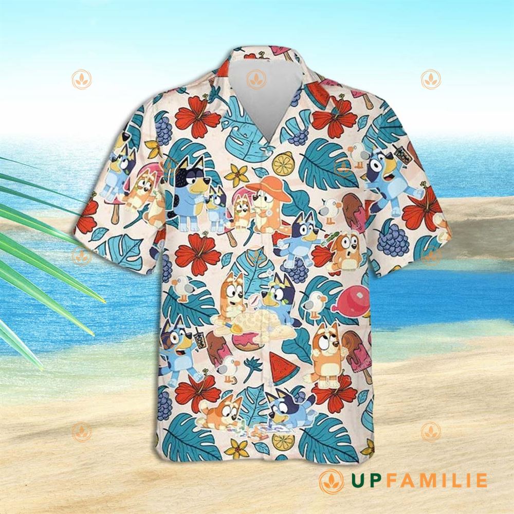 Bluey Hawaiian Shirt Bluey Family Bingo Bandit Chilli Best Hawaiian Shirts