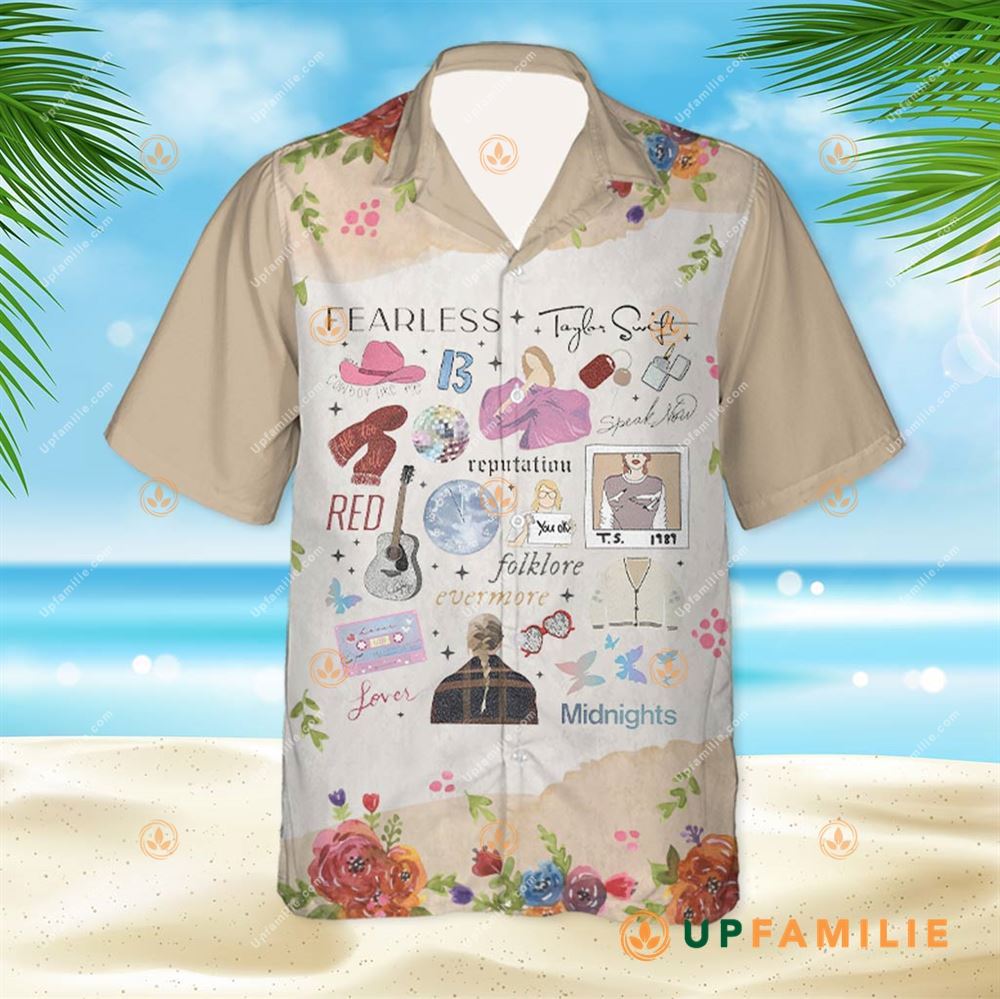 Vintage Taylor Swift Shirt The Eras Tour Best Taylor Swift Hawaiian Shirt