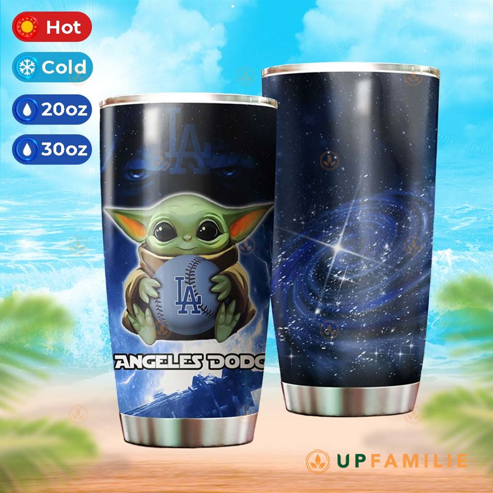 La Dodgers Tumbler Cool Tumblers Los Angeles Dodgers With Baby Yoda