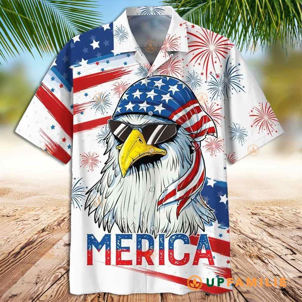 Eagle Hawaiian Shirt Eagle Merica Independence Day Best Hawaiian Shirts