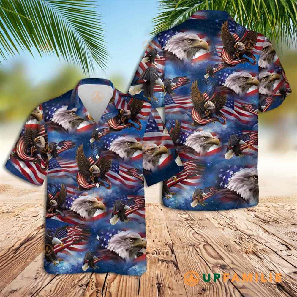 Eagle Hawaiian Shirt Patriotic Cool Hawaiian Shirts