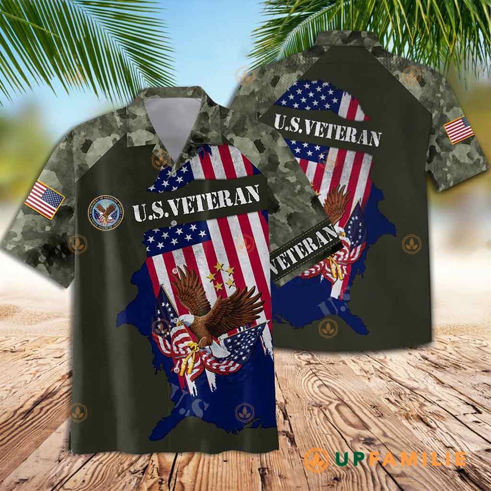 Eagle Hawaiian Shirt Us Veteran Cool Hawaiian Shirts