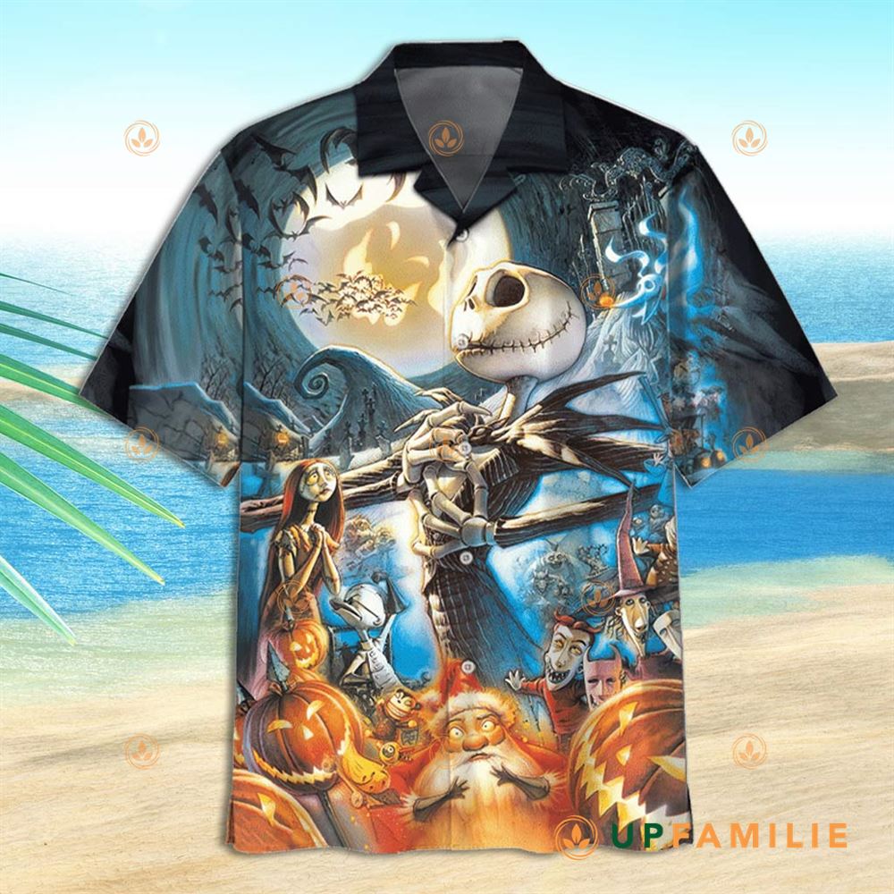 Jack Skellington Hawaiian Shirt Jack Skellington Happy Halloween Best Hawaiian Shirts