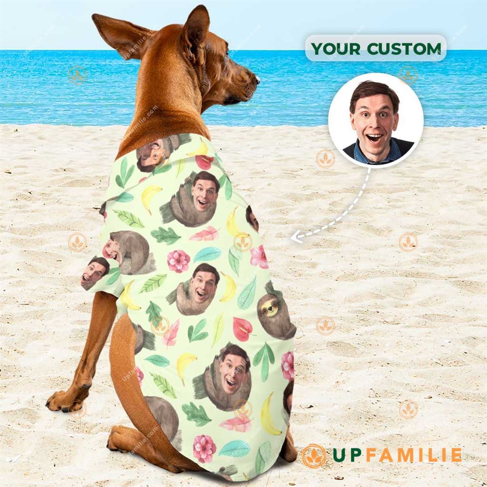 Bulldog Hawaiian Shirt Unique Custom Face Hawaiian Shirt