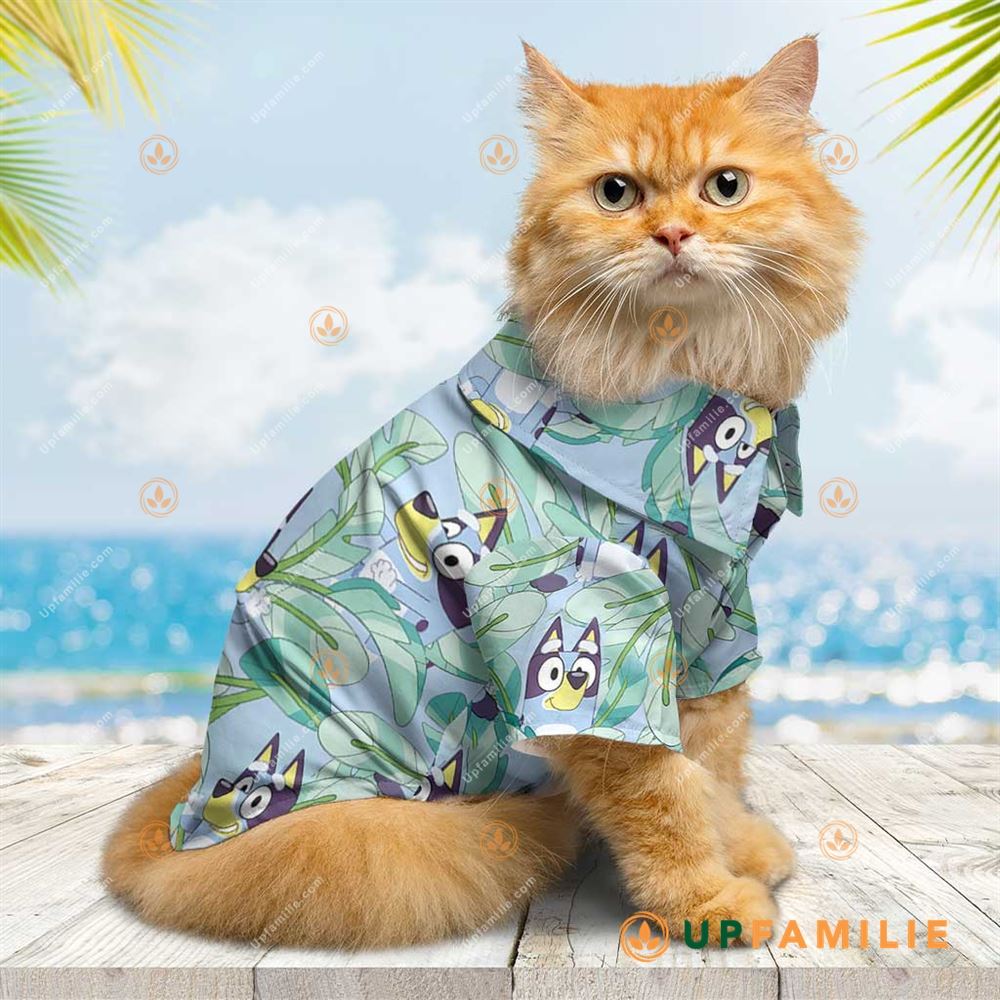 Hawaiian Shirt For Dog Bluey Tropical Unique Dog Gifts