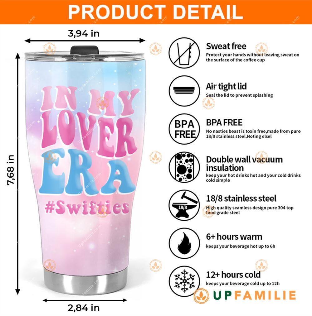 Taylor Swift Tumbler In My Lover Era Unique Tumblers - Upfamilie Gifts Store