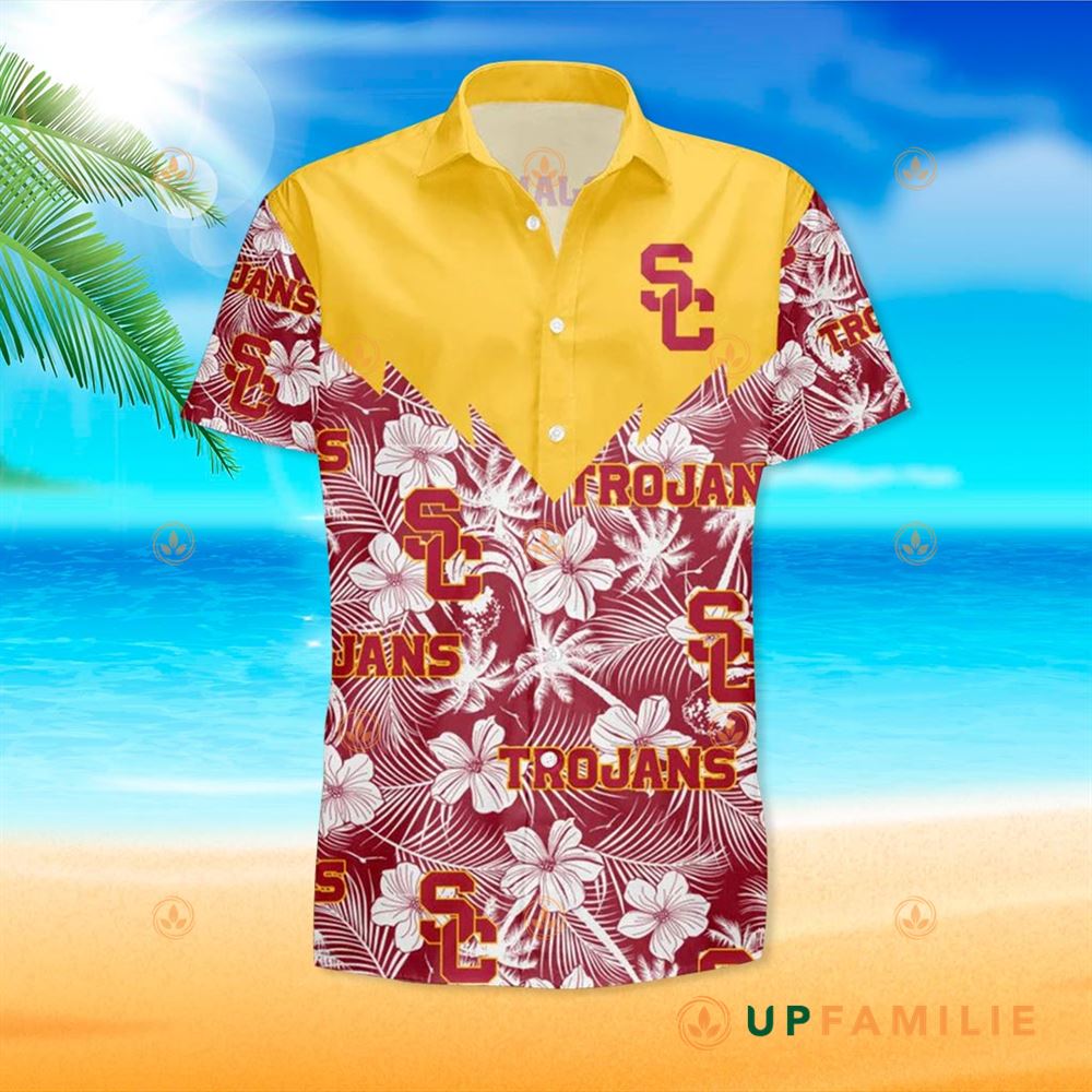 Usc Hawaiian Shirt Tropical Seamless Best Hawaiian Shirts