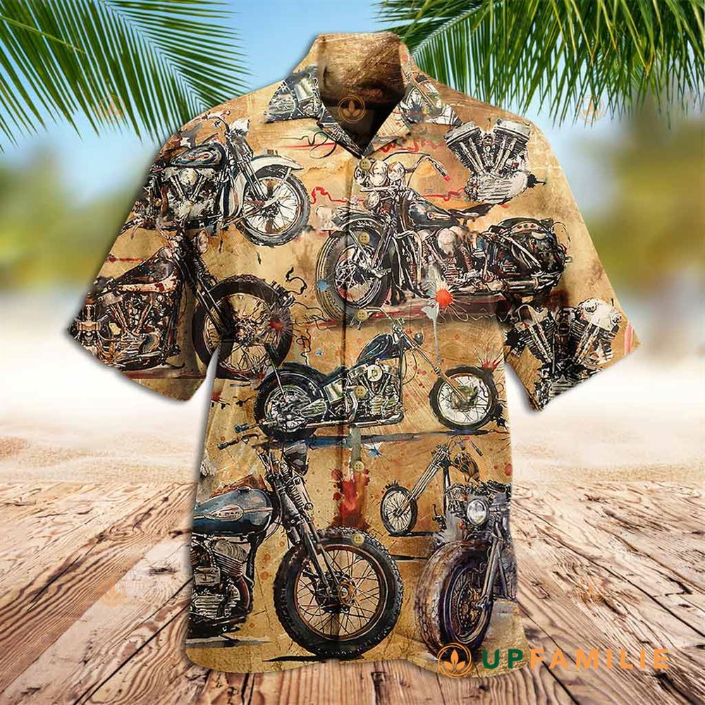 Motorcycle Hawaiian Shirt Motorcycle Ride And Live Today Cool Hawaiian Shirts
