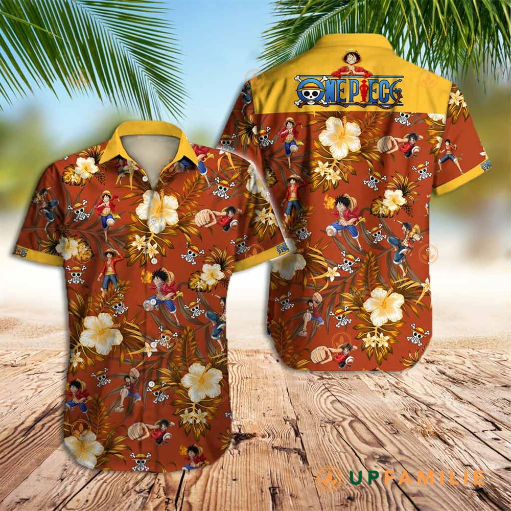 One Piece Anime Hawaiian Shirt One Piece Anime Summer Vibe Best Hawaiian Shirts