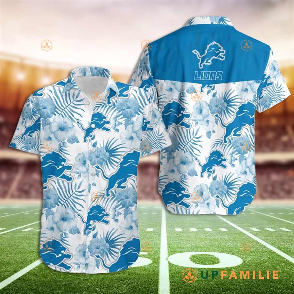Detroit Lions Hawaiian Shirt Detroit Lions Nfl Aloha Cool Hawaiian Shirts