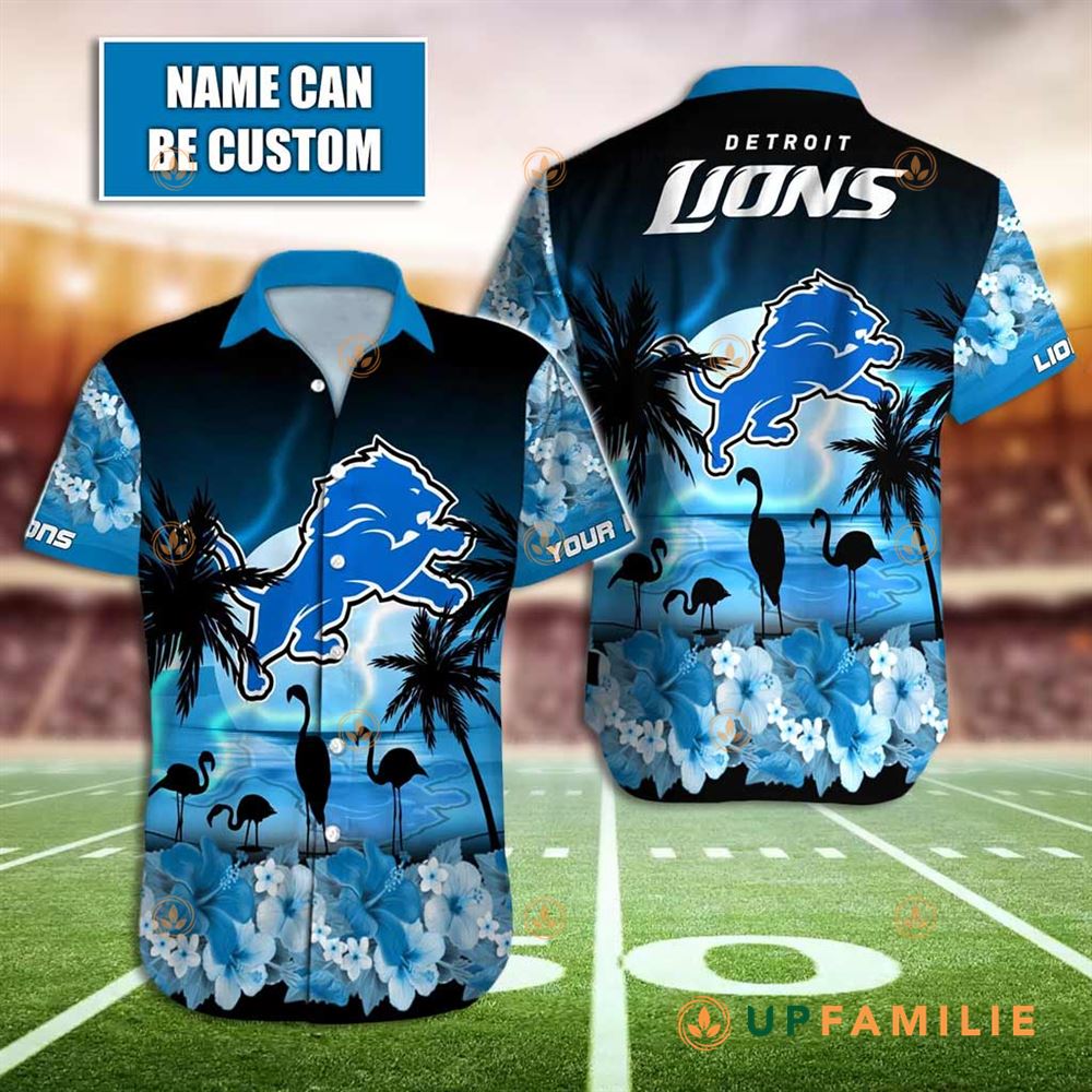 Detroit Lions Hawaiian Shirt Detroit Lions Nfl Cool Custom Hawaiian Shirts