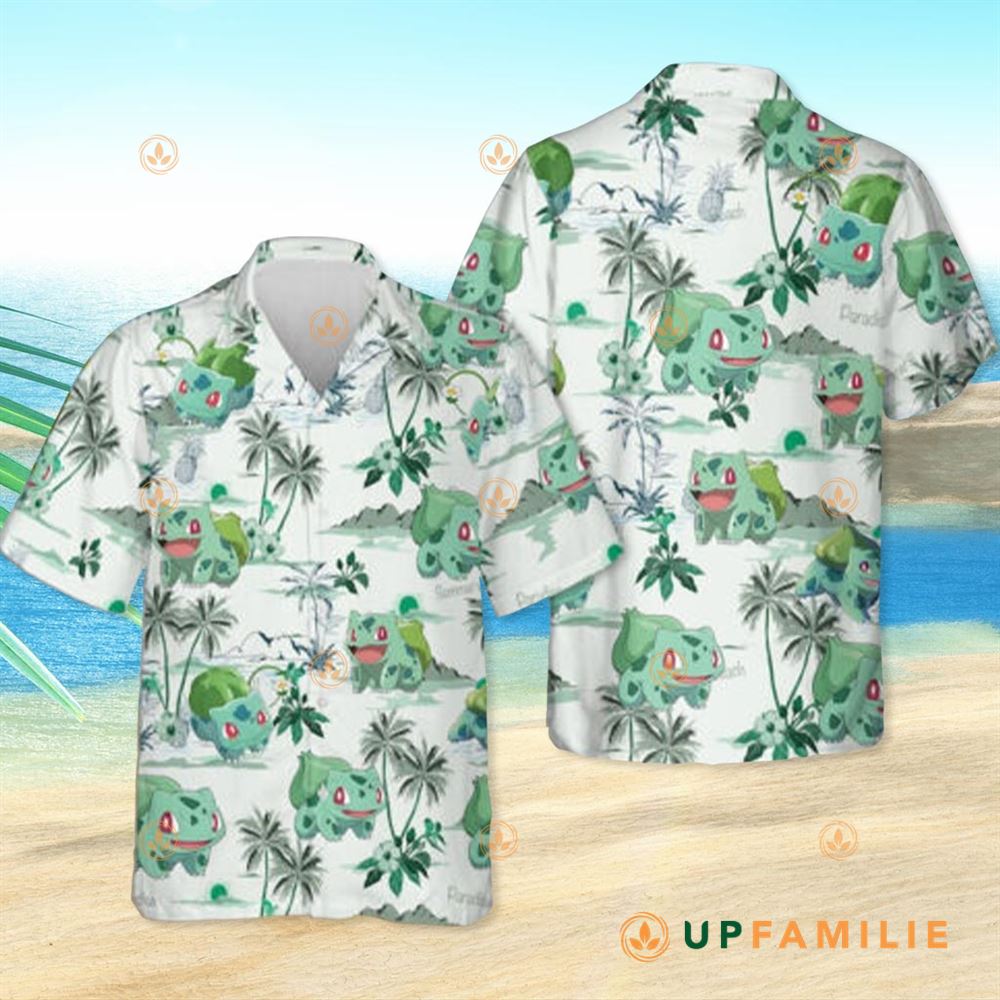 Bulbasaur Hawaiian Shirt Bulbasaur Summer Vibes Best Hawaiian Shirts