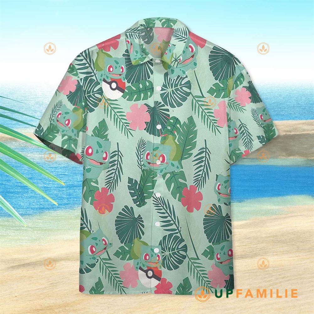 Bulbasaur Hawaiian Shirt Pokemon Best Hawaiian Shirts