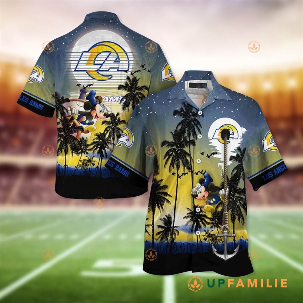 Rams Hawaiian Shirt Los Angeles Rams Nfl Football Summer Cool Hawaiian Shirts