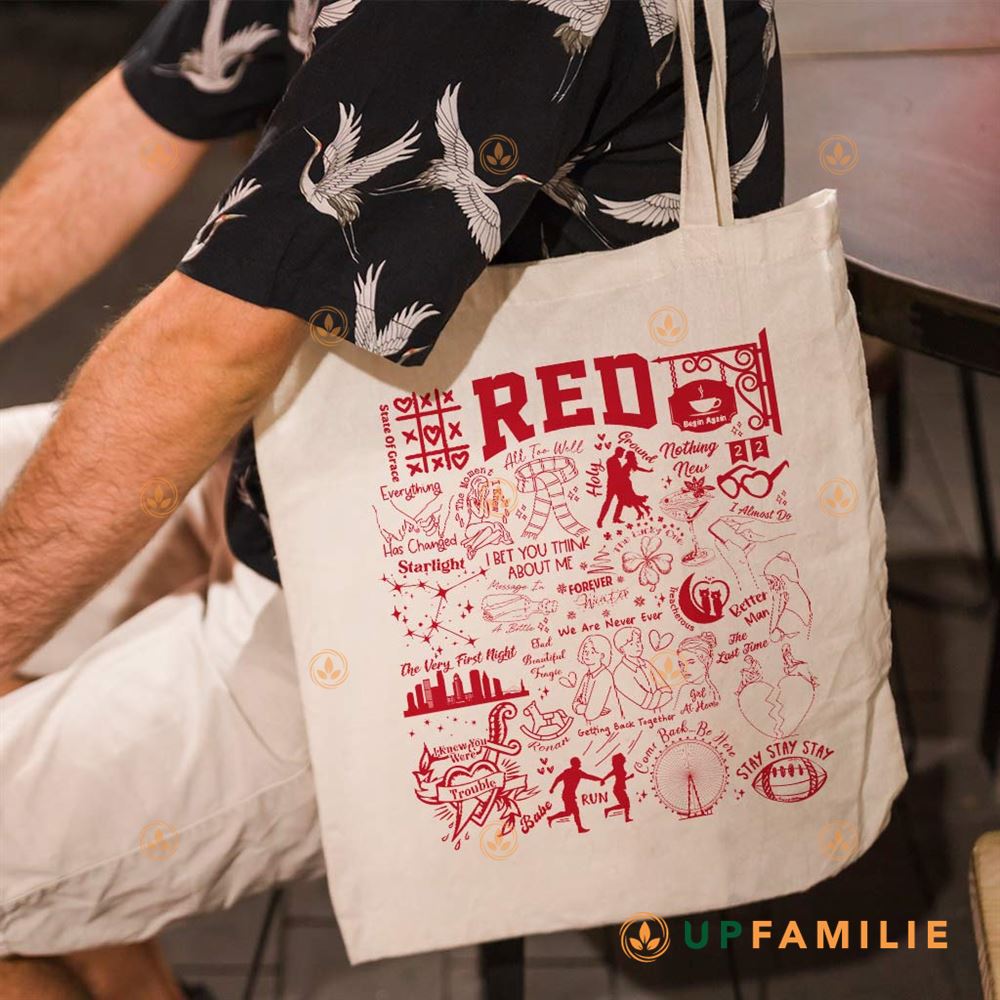 Taylor Swift Red Tote Bag Unique Tote Bag