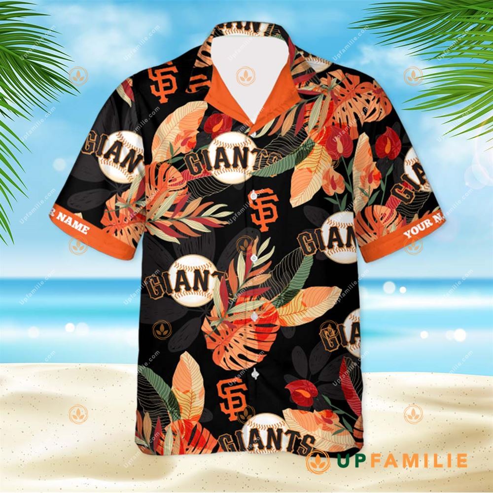 Sf Giants Hawaiian Shirt San Francisco Giants Tropical Best Custom Hawaiian Shirts