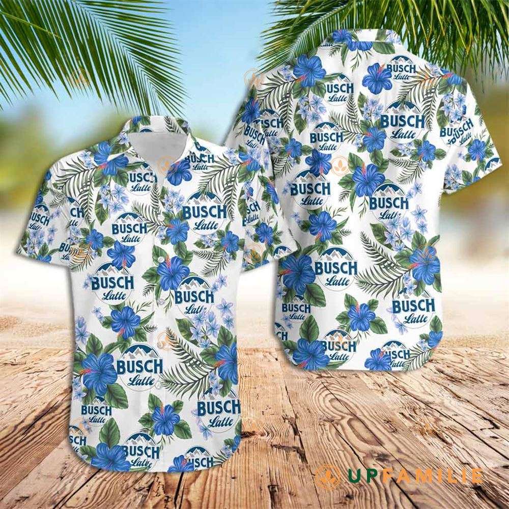 Busch Latte Hawaiian Shirt Tropical Busch Latte Best Hawaiian Shirts