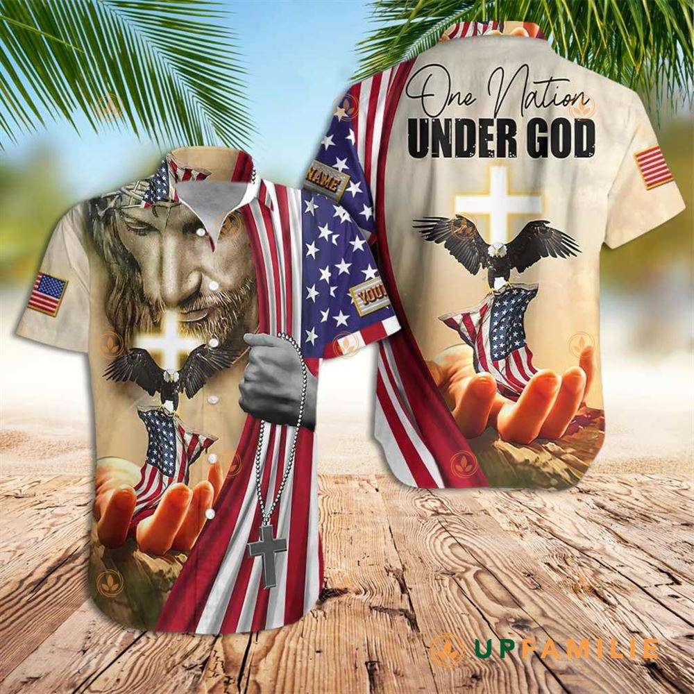 One Nation Under God Hawaiian Shirt Memorial Day Best Hawaiian Shirts
