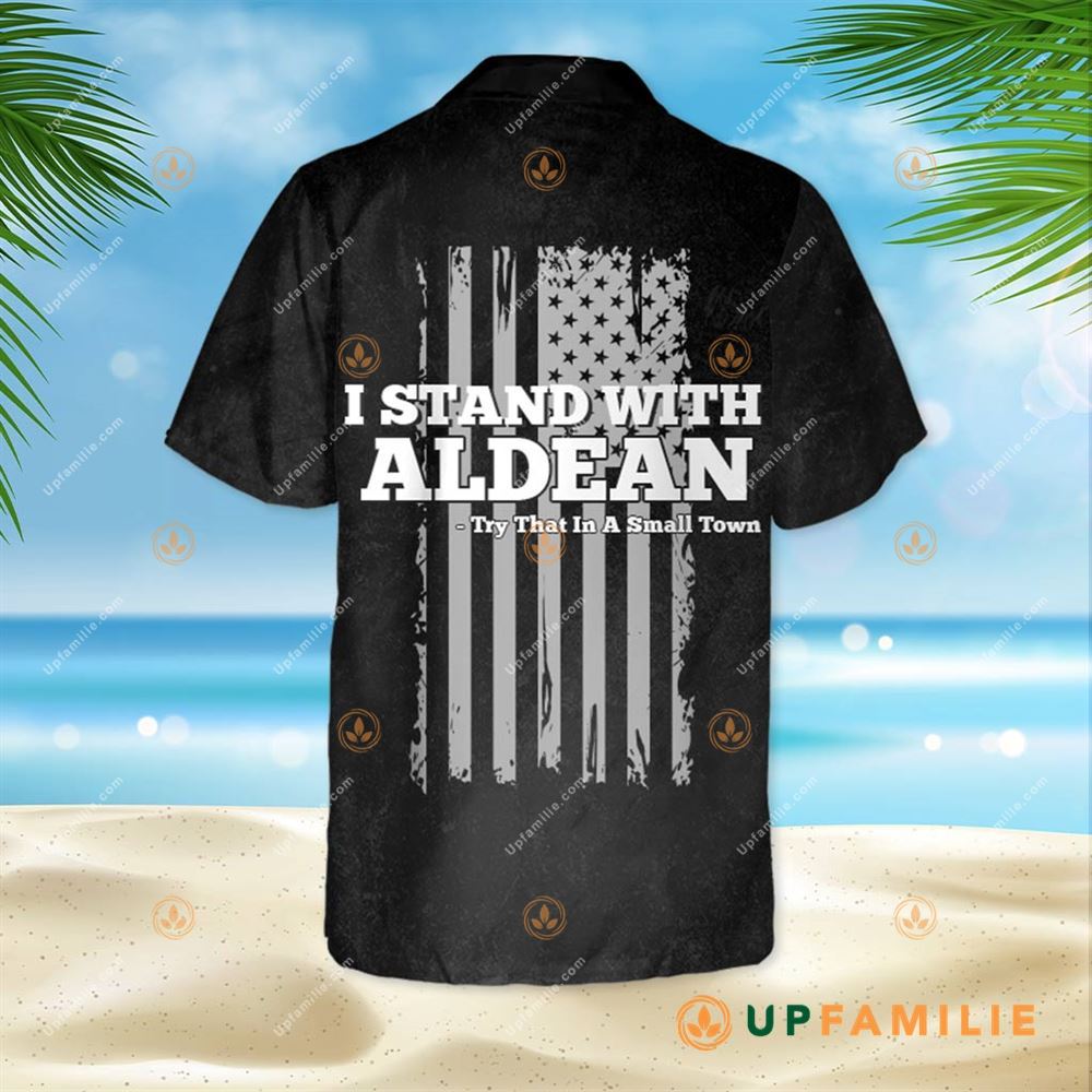Jason Aldean Shirt I Stand With Aldean Cool Hawaiian Shirts