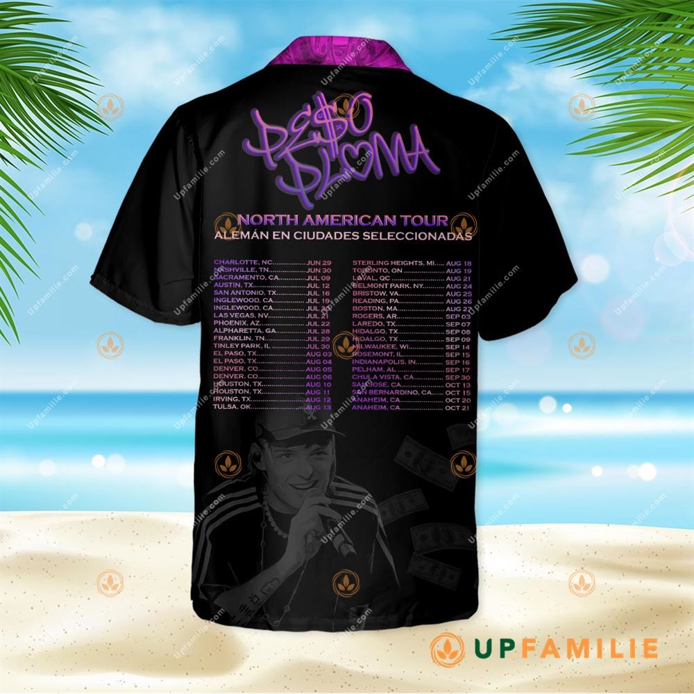 Peso Pluma Shirt Doble P Tour Cool Hawaiian Shirts