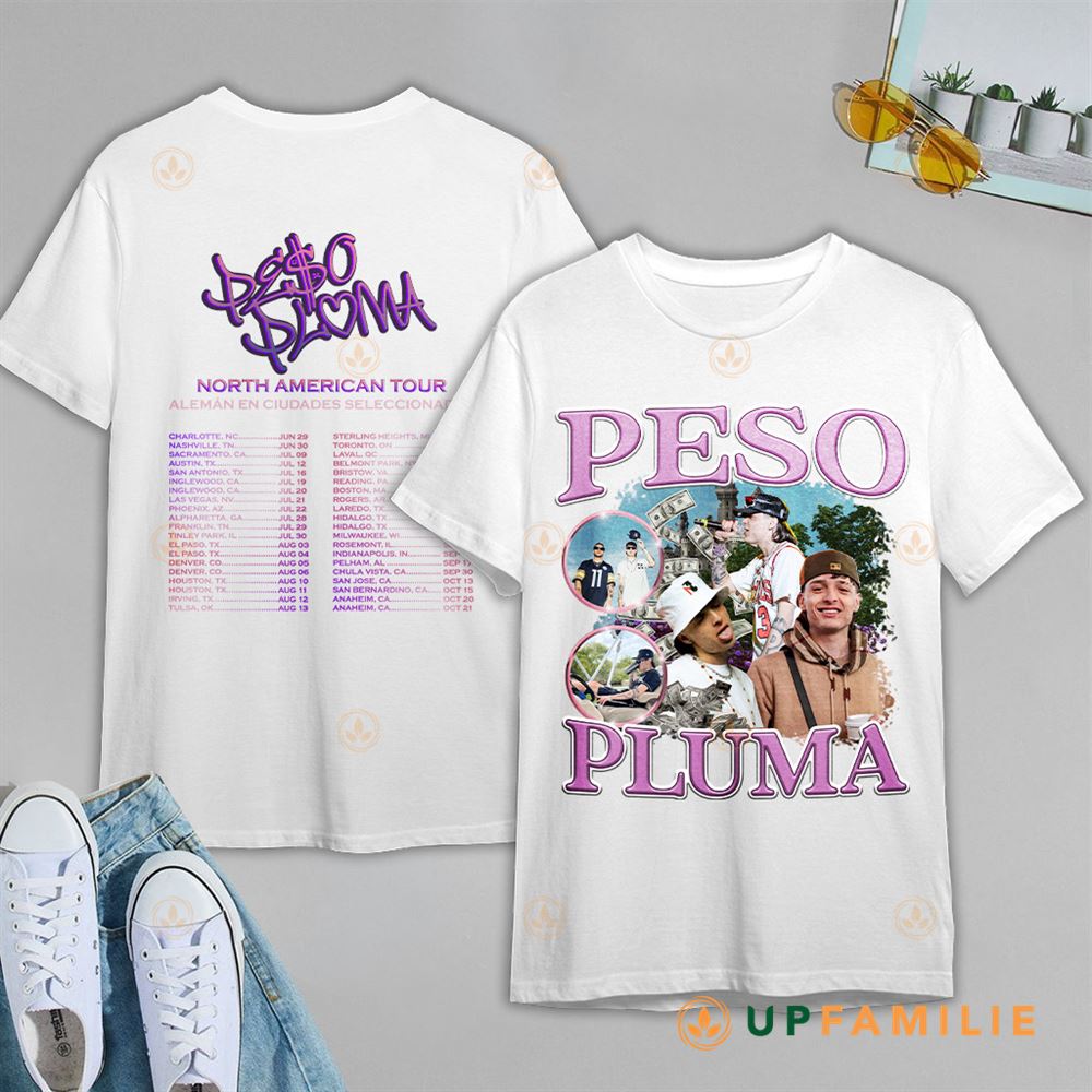 Peso Pluma Shirt Doble P Tour Unique Trending Shirt