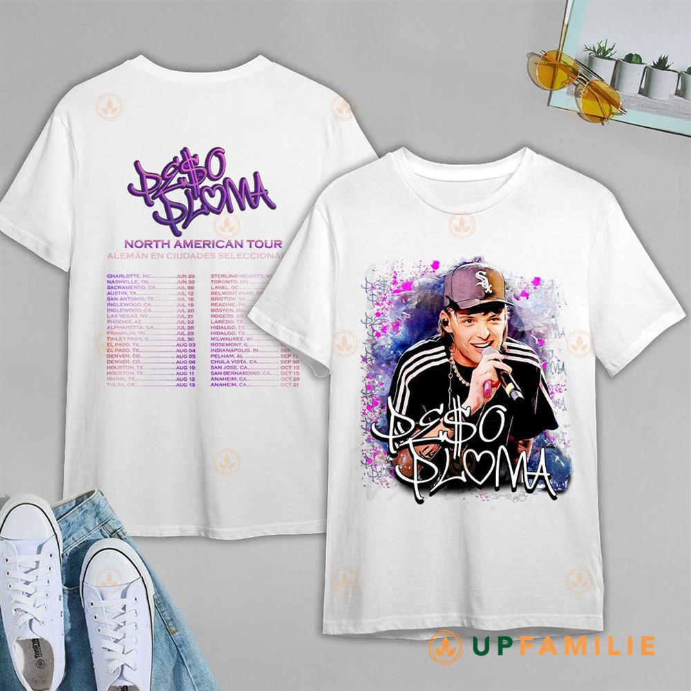Peso Pluma Shirt Doble P Tour Cool Trending Shirt