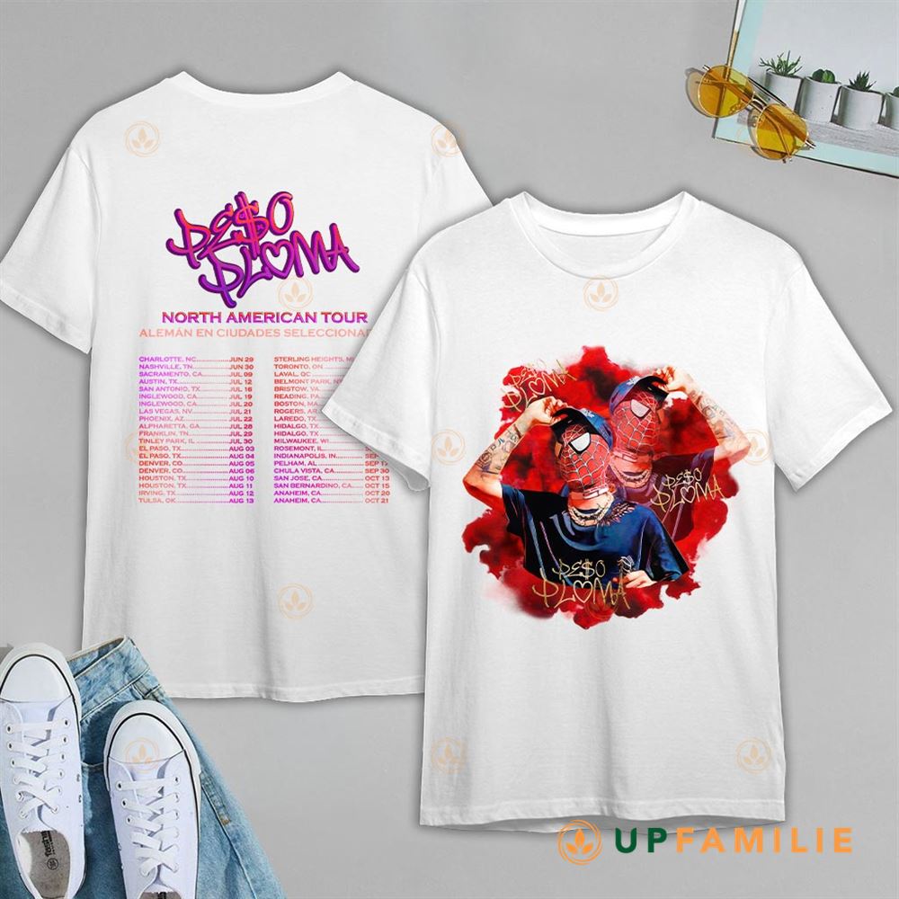 Peso Pluma Shirt Doble P Tour Best Trending Shirt