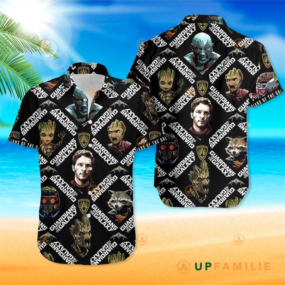 Guardians Of The Galaxy Hawaiian Shirt Guardians Of The Galaxy Summer Cool Hawaiian Shirts