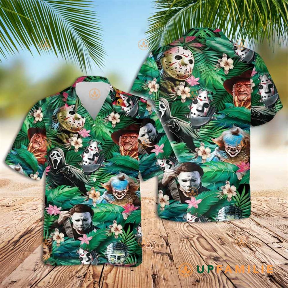 Horror Hawaiian Shirt Horror Movie Retro Horror Movie Cool Hawaiian Shirts