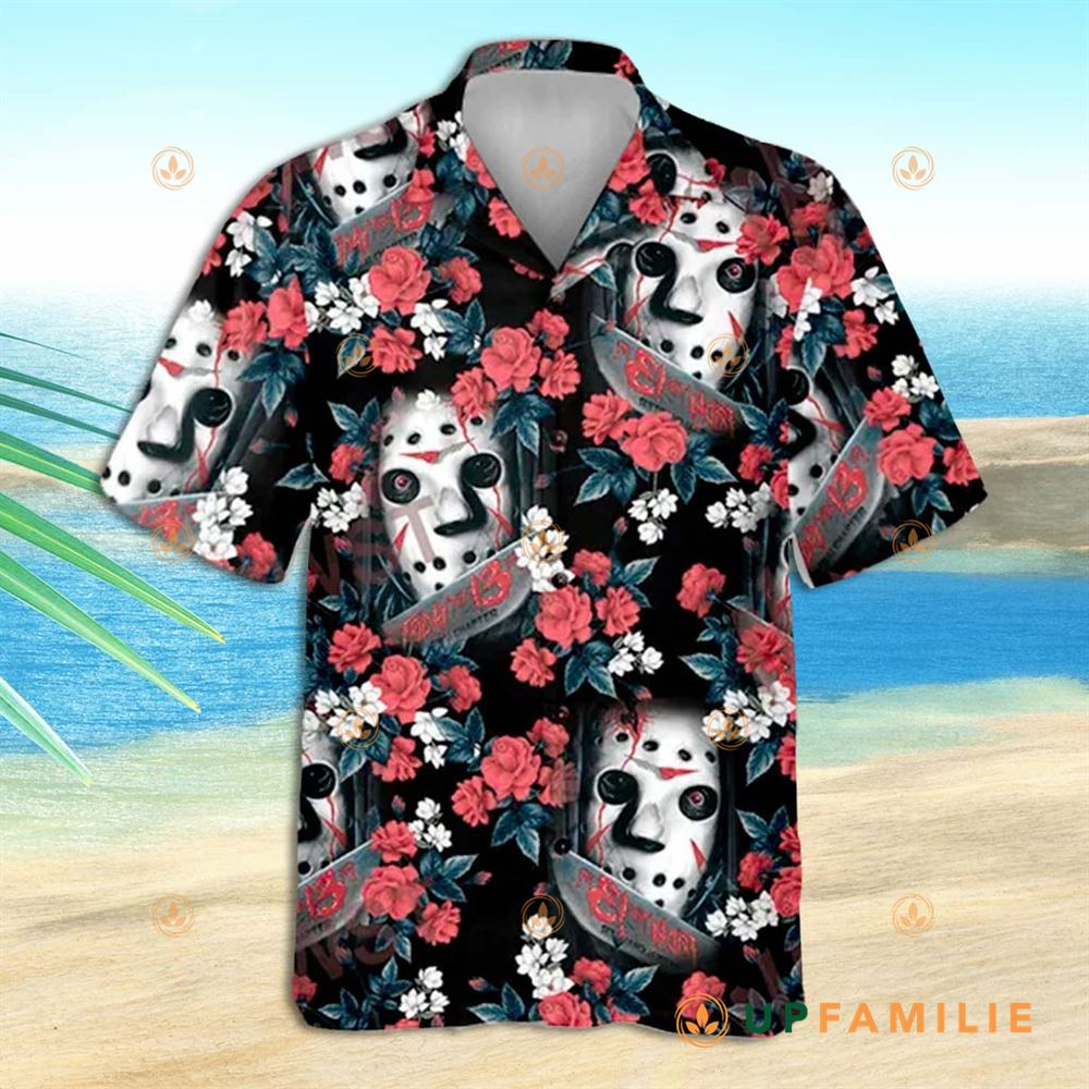 Jason Voorhees Hawaiian Shirt Halloween Jason Voorhees Flower Best Hawaiian Shirts